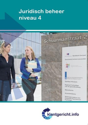 Juridisch beheer / Niveau 4 / Klantgericht - A. van Santen, Boeken, Verzenden, Gelezen, A. van Santen