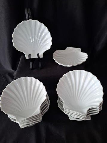 Compagnie Nationale de Porcelaine - Bord (14) - Coquille