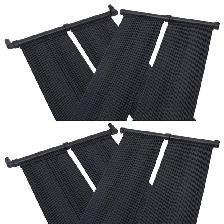 vidaXL Solarverwarmingspanelen voor zwembad 4 st 80x310 cm, Tuin en Terras, Zwembad-toebehoren, Nieuw, Verzenden