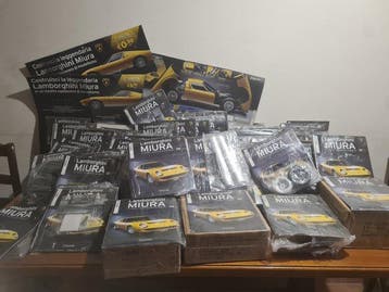 Hachette 1:8 - Modelauto (100) - Lamborghini- Miura - Bouw, Nieuw