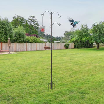 Voederpaal Vogelhuisje met 4 Haken - 190 cm Hoog - Zwaar Sta, Verzenden, Nieuw