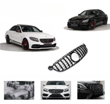 Grill | geschikt voor Mercedes-Benz | C-klasse 14-18 4d sed., Verzenden, Nieuw, Mercedes-Benz