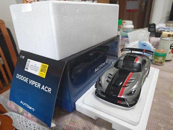 Autoart 1:18 - Modelauto - Dodge Viper ACR (2017) Billet, Hobby en Vrije tijd, Nieuw