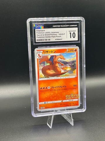 Pokémon - 1 Graded card - Charizard 143/S-P Promo card - CGC, Nieuw