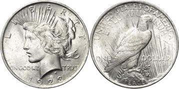 Dollar 1922, Vereinigte Staaten von Amerika, Verzenden