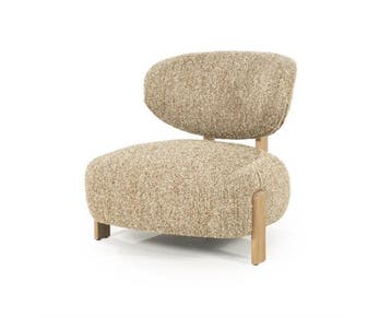 Fauteuil Reza naturel - bay | Eleonora, Ophalen of Verzenden, Nieuw