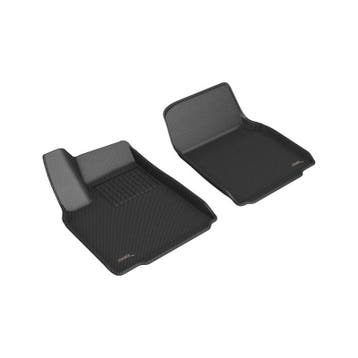 3D MAXpider 2022 Tesla Model X Kagu 1st Row Floormat - Black, Ophalen of Verzenden, Nieuw