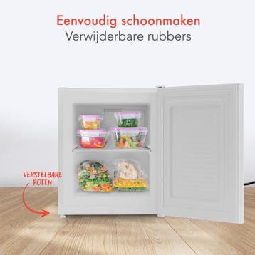 2dekans | KitchenBrothers Mini Vriezer - 33L - Kleine, Witgoed en Apparatuur, Ophalen of Verzenden, Zo goed als nieuw