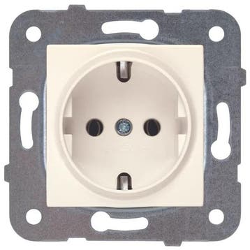Viko by Panasonic Karre Meridian Crème Geaard Stopcontact.., Ophalen of Verzenden, Nieuw
