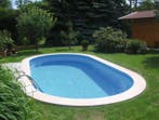 Happy Pool ovaal inbouwbad 120 cm diep, Tuin en Terras, Zwembaden, Verzenden, Nieuw