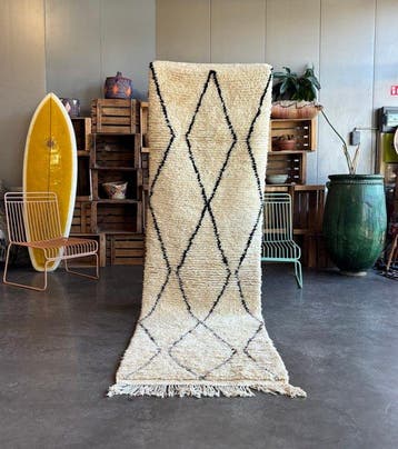 Marokkaans Beni Ourain wol tapijt - Vloerkleed - 290 cm - 80, Nieuw