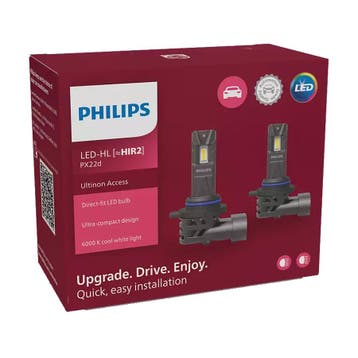Philips HIR2 Access LED Koplamp Set 20W PC22d 12V, Auto-onderdelen, Verlichting, Ophalen of Verzenden, Nieuw