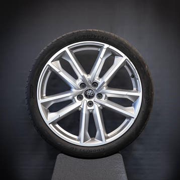 21 inch velgen Audi A6 Zomerbanden 255/35/21  Origineel, Gebruikt, 255 mm, Banden en Velgen, Personenwagen