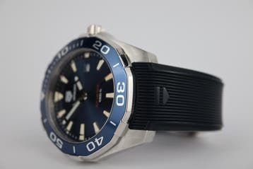 Horloge Tag Heuer Aquaracer 10/2022 Full set, goede conditie, Sieraden, Tassen en Uiterlijk, Horloges | Heren, Staal, Polshorloge