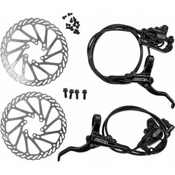 Falkx Hydraulische schijfremset - Variabele kabellengtes..., Fietsen en Brommers, Ophalen of Verzenden, Nieuw, Overige typen