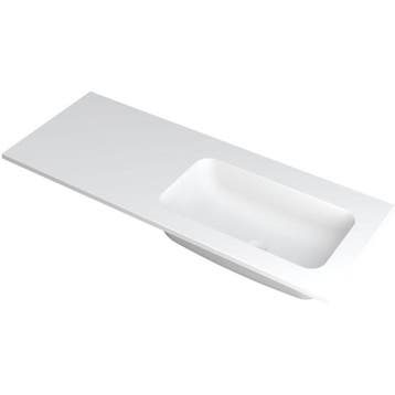 INK Faktor Wastafel Polystone Rechts Zonder Kraangat -, Ophalen of Verzenden, Nieuw