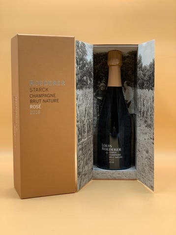 2018 Louis Roederer, Starck Brut Nature Rosé - Champagne - 1, Nieuw