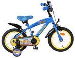 Rubble & Crew - Kinderfiets - Jongens - 14 inch - Blauw, Verzenden, Nieuw