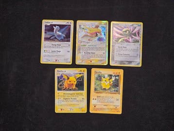 Pokémon - 5 Card - Pikachu, Raichu, Pidgeot, Latios 60/64, Nieuw