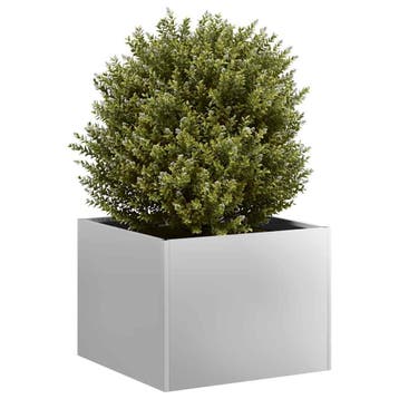 vidaXL Plantenbak 40x40x30 cm gegalvaniseerd staal, Verzenden, Nieuw, Metaal