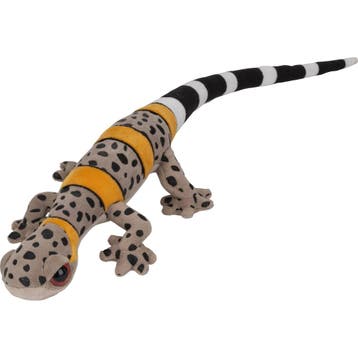 Gekko hagedis knuffel - pluche - 62 cm - beige/geel, Verzenden, Nieuw