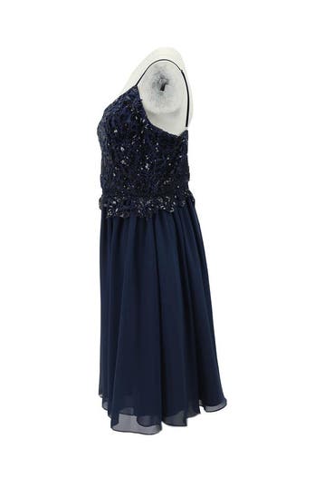 Laona Jurk in maat 42 Blauw, Laona, Verzenden, Zo goed als nieuw, Blauw