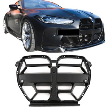 Grille Grille glans zwart geschikt voor BMW 3 Serie M3 (G80