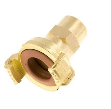13 mm (1/2) Slangpilaar Messing GEKA Tuinslangkoppeling, Verzenden, Nieuw