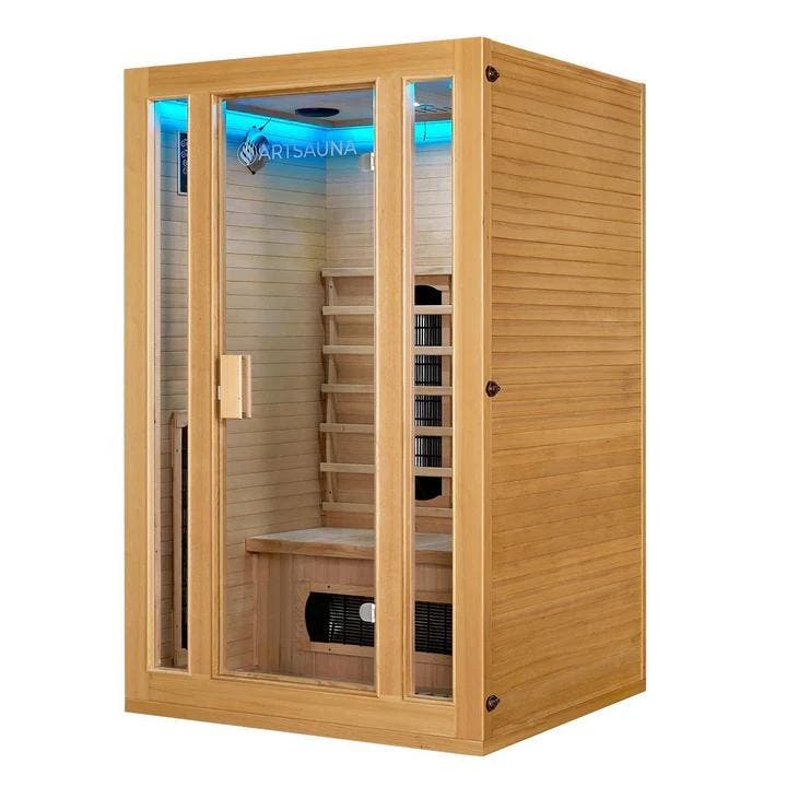 Infraroodcabine Nyborg S120K - 120x105x190 cm - Dubbele Tech, Sport en Fitness, Sauna, Nieuw, Verzenden