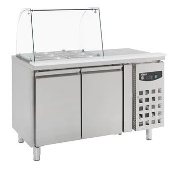 Combisteel Saladette 2x 1/1 GN | Volledig RVS | 2 Deuren Met, Ophalen of Verzenden, Nieuw