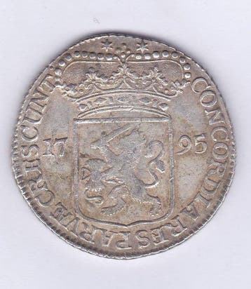 Nederlands, Bataafse Republiek. Zilveren dukaat 1795 Zeeland