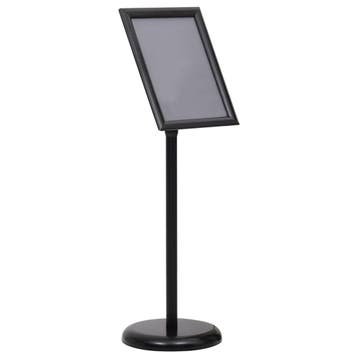 vidaXL Posterstandaard A4 aluminiumlegering zwart, Verzenden, Nieuw