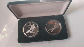 Canada. Elizabeth II. 20 Dollars 1988 Olimpiadi Calgary (2