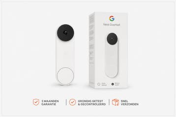 Google Nest Doorbell Batterij, Verzenden, Zo goed als nieuw