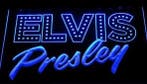 Elvis Presley neon bord lamp LED cafe verlichting reclame li, Verzamelen, Verzenden, Nieuw