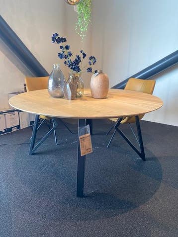 Dutchz 4000 eettafel, Ophalen, 150 tot 200 cm, Nieuw, 150 tot 200 cm
