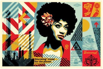 Shepard Fairey (OBEY) (1970) - Global Warming