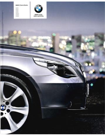 2005 BMW 5 SERIE SEDAN BROCHURE NEDERLANDS, Nieuw, BMW, Author