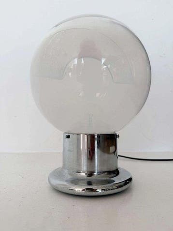 Tafellamp - Metaal, Glas