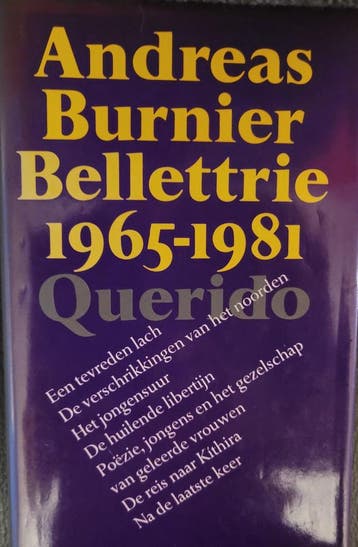 Bellettrie 1965-1981 - Burnier 9789021455501, Boeken, Verzenden, Gelezen, Burnier