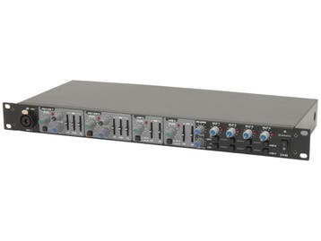 Citronic Z44R 1U 4x Zone 2x Microfoon 2x Lijn 19 Rack Mixer, Verzenden, Nieuw, Overige typen