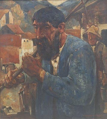Willem Hendrik van den Berg (1886-1970) - Graubünder boeren