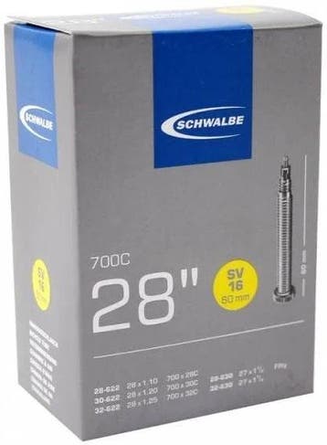 Binnenband Schwalbe SV16 28 / 28/32-622/630 - 60mm ventiel, Fietsen en Brommers, Verzenden, Nieuw