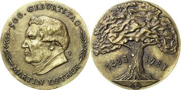 Bronzegussmedaille 1983 Reformation-ereignisse en Jubilaeen, Verzenden