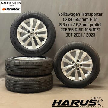Originele Volkswagen Transporter 16 inch wielen–7E0601025N, Auto-onderdelen, Gebruikt, 16 inch, Banden en Velgen, Personenwagen