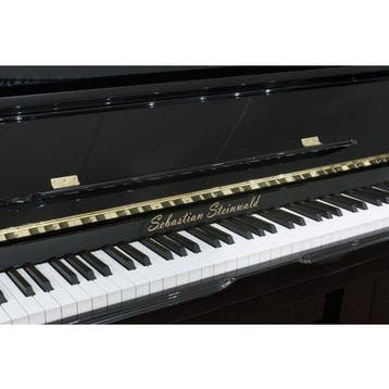Sebastian Steinwald 121 (AdSilent2) PE messing silent piano, Nieuw, Zwart, Piano