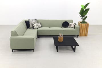 Boavista/Cuba Sunbrella loungeset - Heritage Leaf - 4-delig, Verzenden, Nieuw, Overige materialen, Loungeset