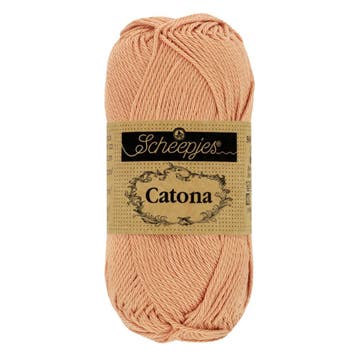 Scheepjes Catona - 10g - 502 Camel - Haakgaren / Breigaren, Ophalen of Verzenden, Nieuw, Breien of Haken, Wol of Garen