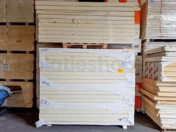 B-keus PIR 2-zijdig aluminium 2500x1200x100mm Rd: 4,54 (3m²), Ophalen of Verzenden, Nieuw