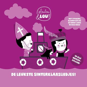 cd - kinderliedjes loulou en lou - SINTERKLAASLIEDJES IN..., Verzenden, Zo goed als nieuw